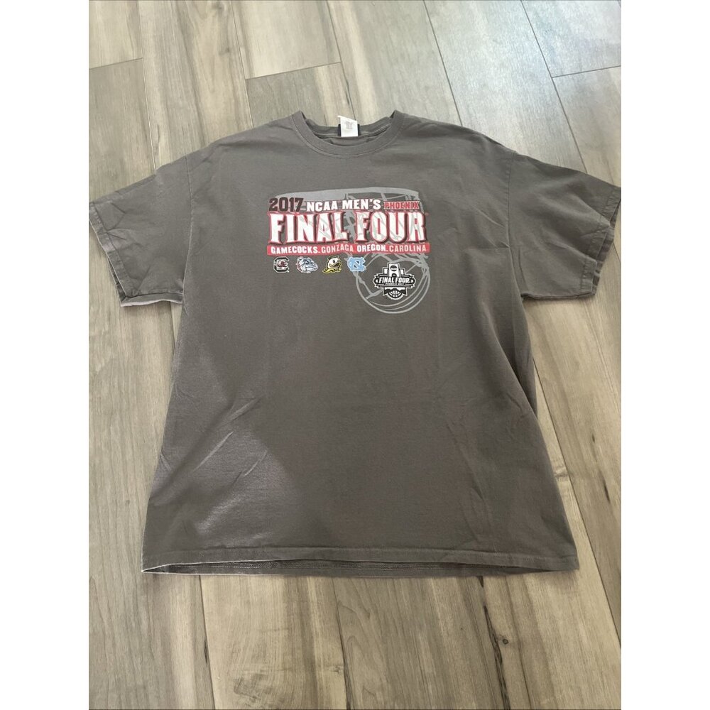 2017 Final Four Phoenix AZ Gamecocks Oregon Gonzaga Carolina New Size XL T-Shirt